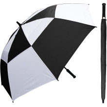 Golf Umbrella Double Canopy Umbrella Big Black Jacket Male Umbrella High-Grade